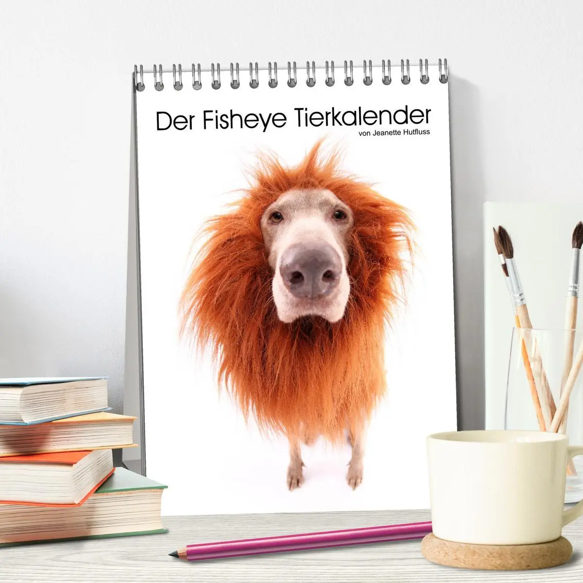 Bild: 9783516416268 | Der Fisheye Tiere Kalender (Tischkalender 2026 DIN A5 hoch),...