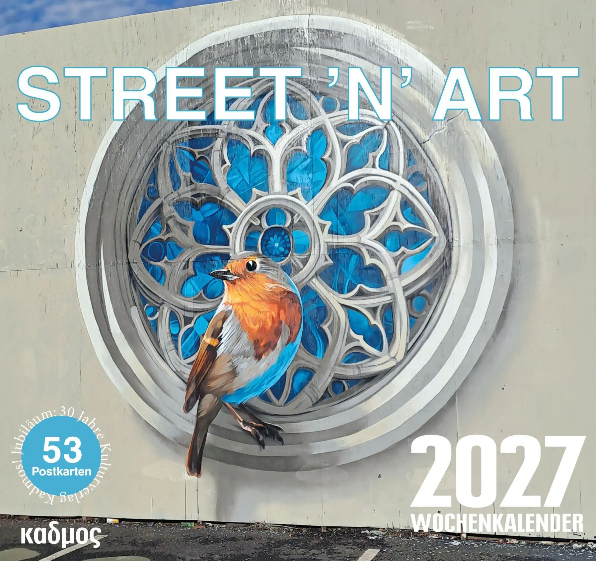 Cover: 9783865996268 | Street'n'Art (2027) | Kalender | Kadmos' koole Postkartenkalender