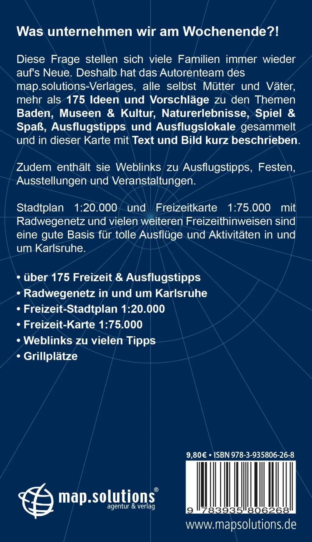 Bild: 9783935806268 | Wohin am Wochenende: Karlsruhe &amp; Umgebung | (Land-)Karte | Deutsch