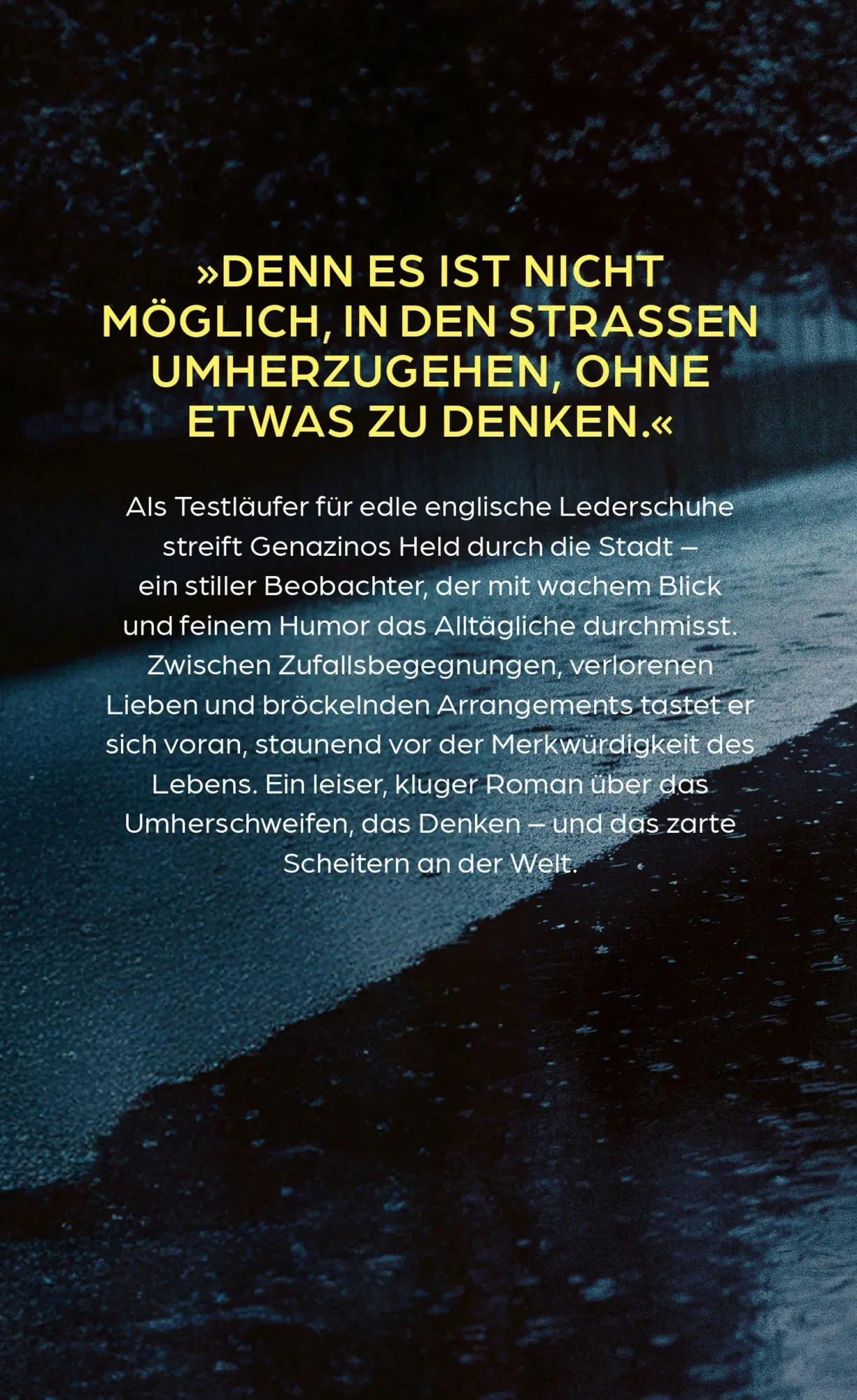 Bild: 9783446286368 | Ein Regenschirm für diesen Tag | Roman | Wilhelm Genazino | Buch