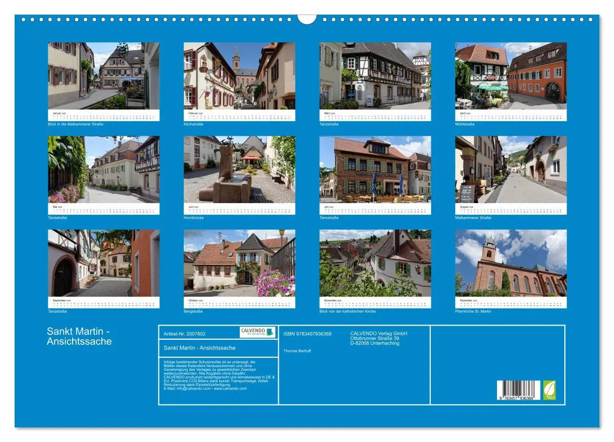 Bild: 9783457936368 | Sankt Martin - Ansichtssache (Wandkalender 2026 DIN A2 quer),...