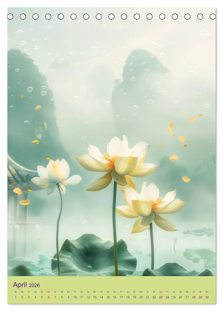 Bild: 9783516266368 | Stille und Anmut - Asiatischer Stil (Tischkalender 2026 DIN A5...