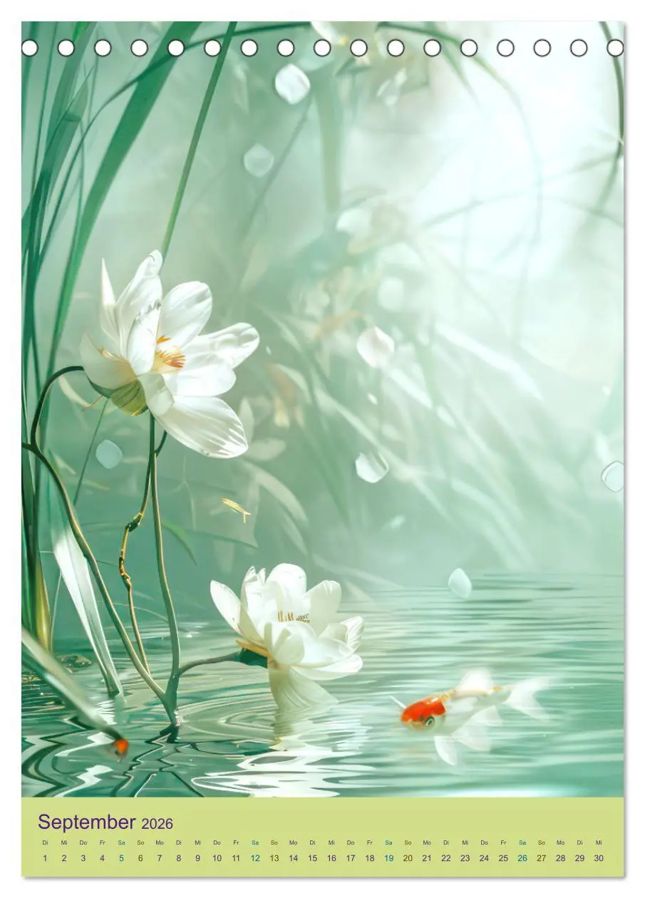 Bild: 9783516266368 | Stille und Anmut - Asiatischer Stil (Tischkalender 2026 DIN A5...