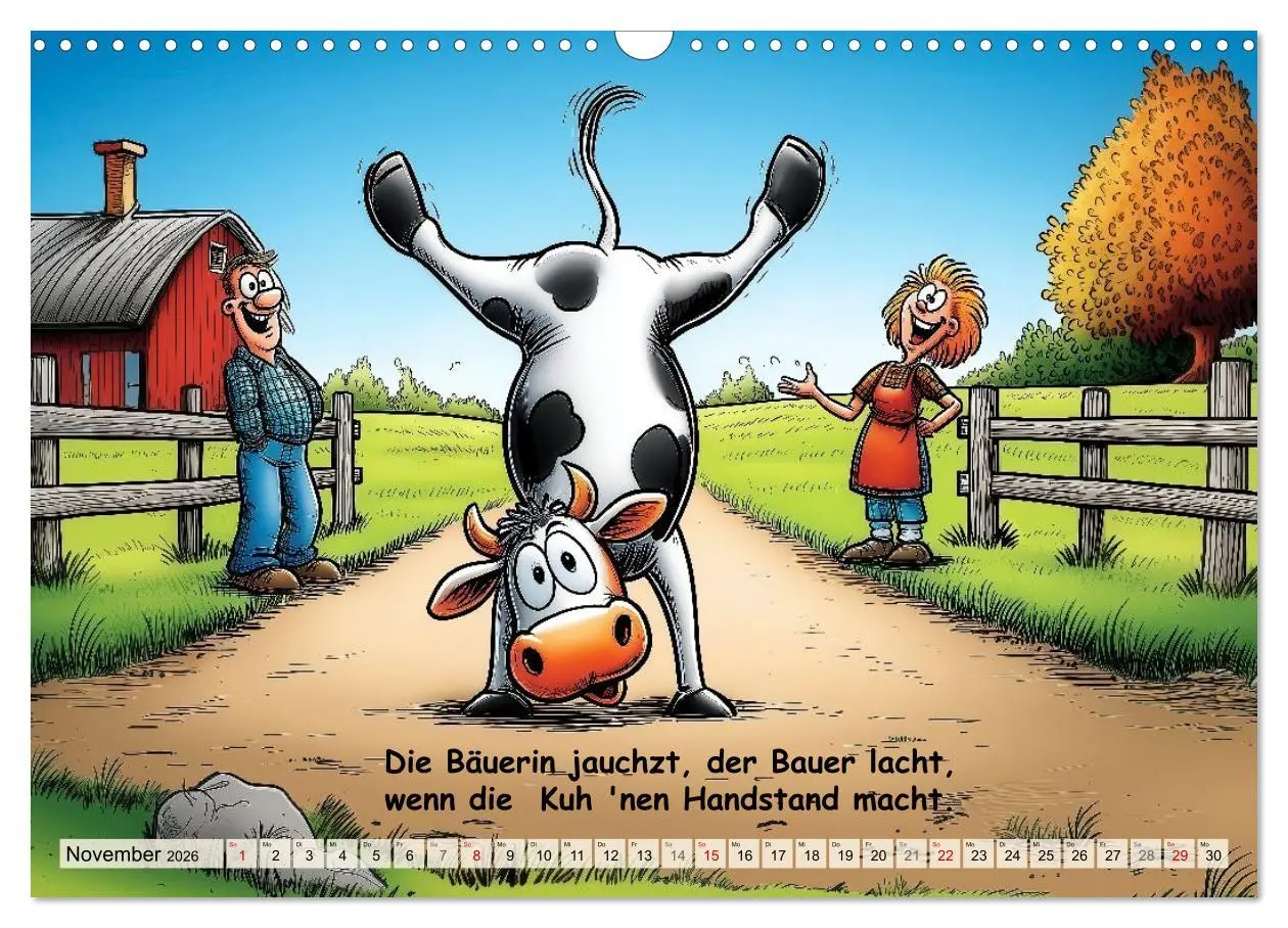 Bild: 9783516646368 | Bauernregeln, unsinnig und amüsant (Wandkalender 2026 DIN A3 quer),...