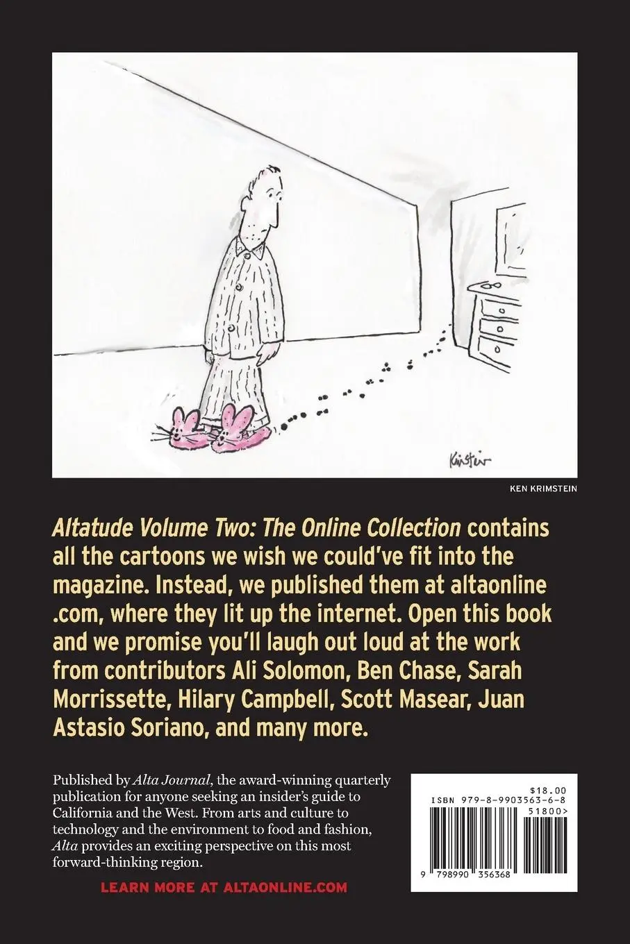 Rückseite: 9798990356368 | Altatude ¿ Volume Two | The Online Collection | Alta Journal | Buch