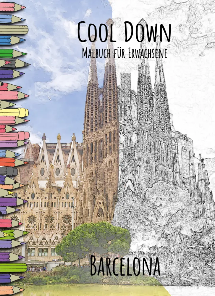 Cover: 4260068866468 | Cool Down Malbuch für Erwachsene: Barcelona | York P. Herpers | Buch