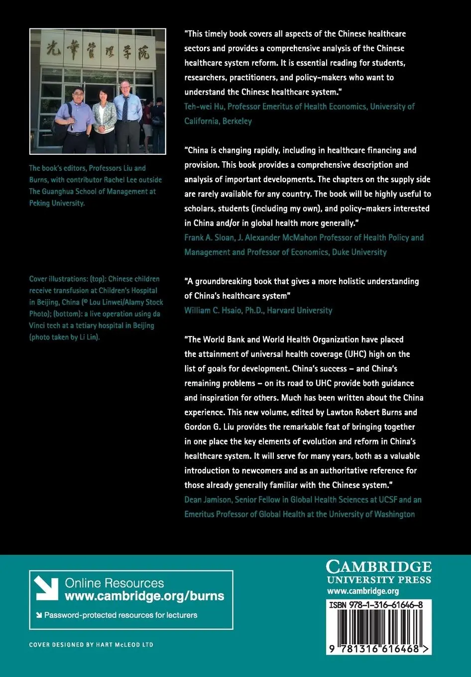 Rückseite: 9781316616468 | China's Healthcare System and Reform | Gordon G. Liu | Taschenbuch