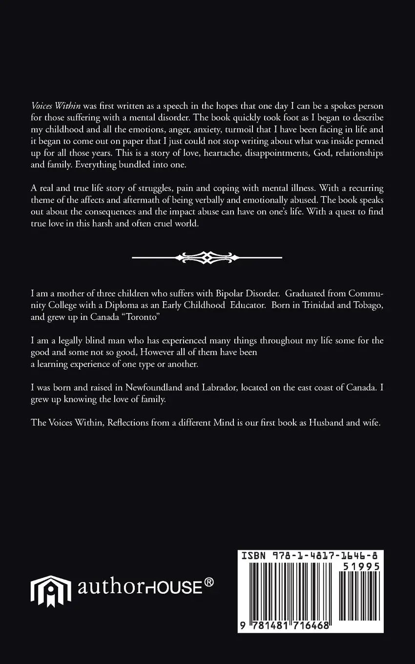 Rückseite: 9781481716468 | The Voices Within | Reflections of a Different Mind | Taschenbuch