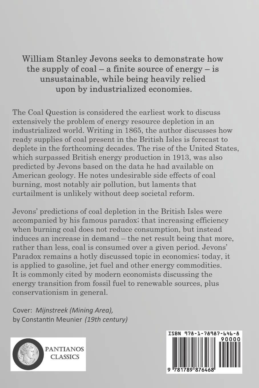 Rückseite: 9781789876468 | The Coal Question | William Stanley Jevons | Taschenbuch | Englisch