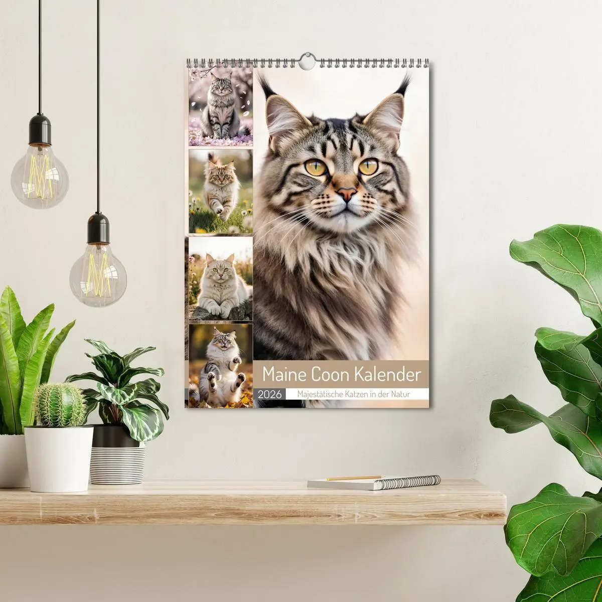 Bild: 9783516706468 | Maine Coon Kalender - Majestätische Katzen in der Natur...