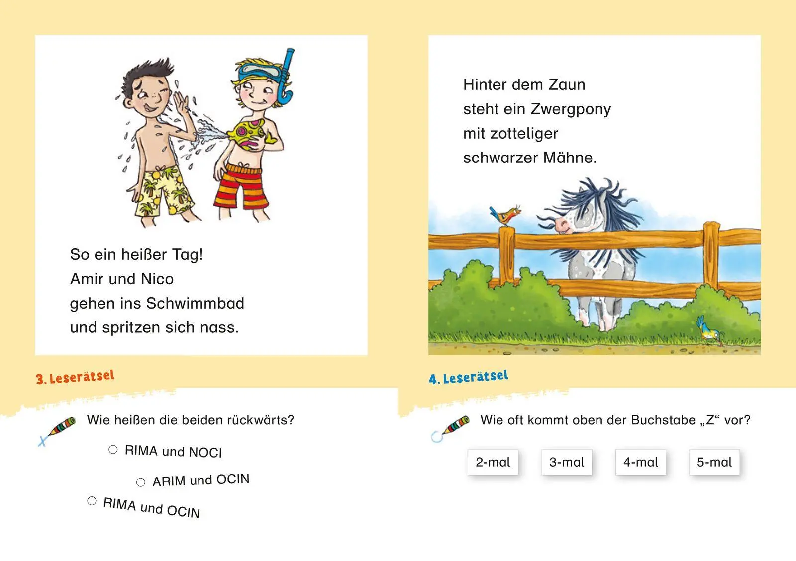Bild: 9783737336468 | Duden Leseprofi - Witzige Leserätsel zum Schulstart - Pferde und...