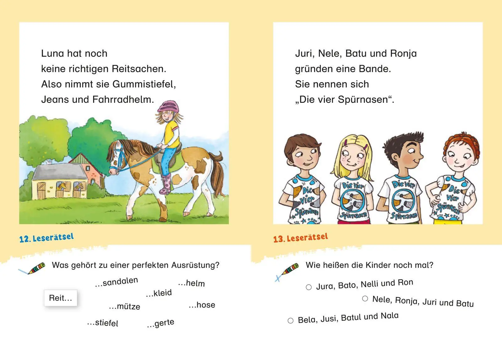 Bild: 9783737336468 | Duden Leseprofi - Witzige Leserätsel zum Schulstart - Pferde und...