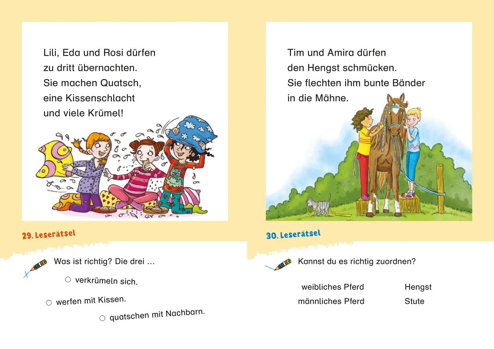 Bild: 9783737336468 | Duden Leseprofi - Witzige Leserätsel zum Schulstart - Pferde und...