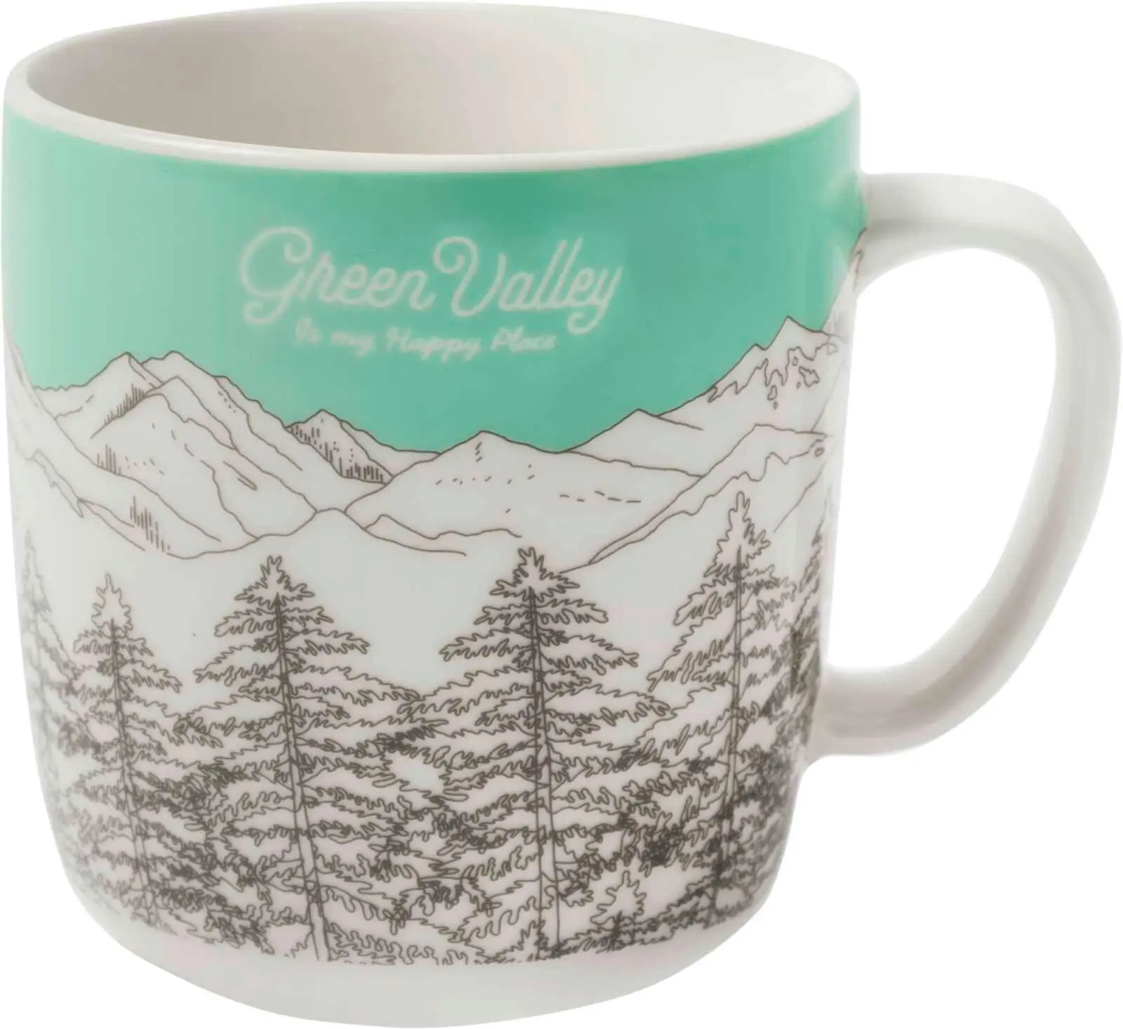 Cover: 4251693906568 | Green Valley Mug 'Whispering Pines' | Lilly Lucas | Box | 1 S. | 2025