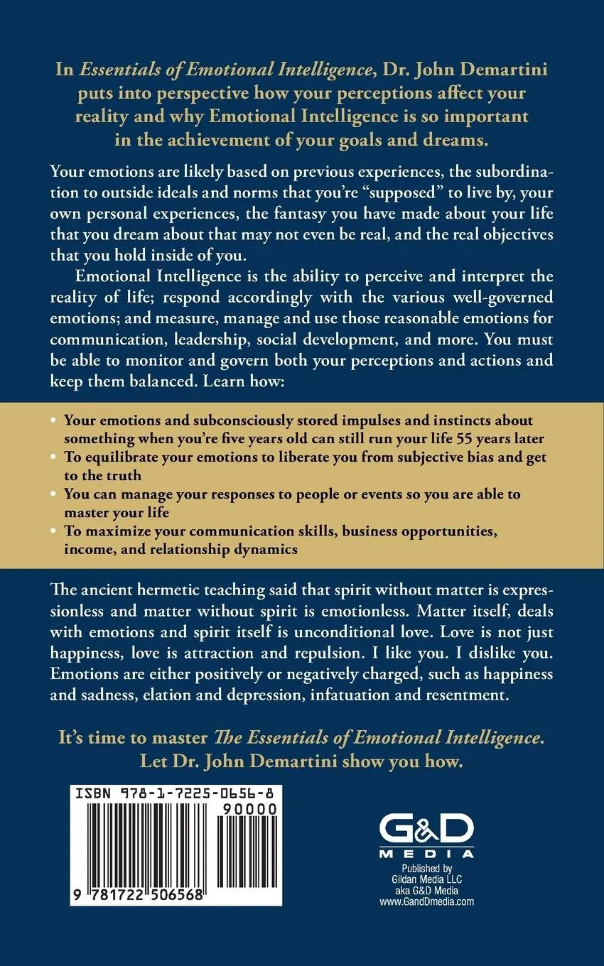 Rückseite: 9781722506568 | Essentials of Emotional Intelligence | John Demartini | Taschenbuch