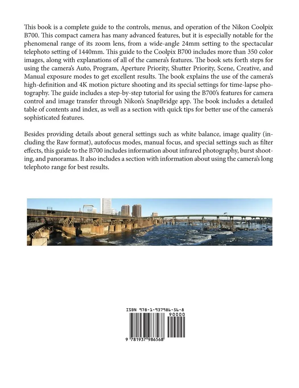 Rückseite: 9781937986568 | Photographer's Guide to the Nikon Coolpix B700 | Alexander S. White