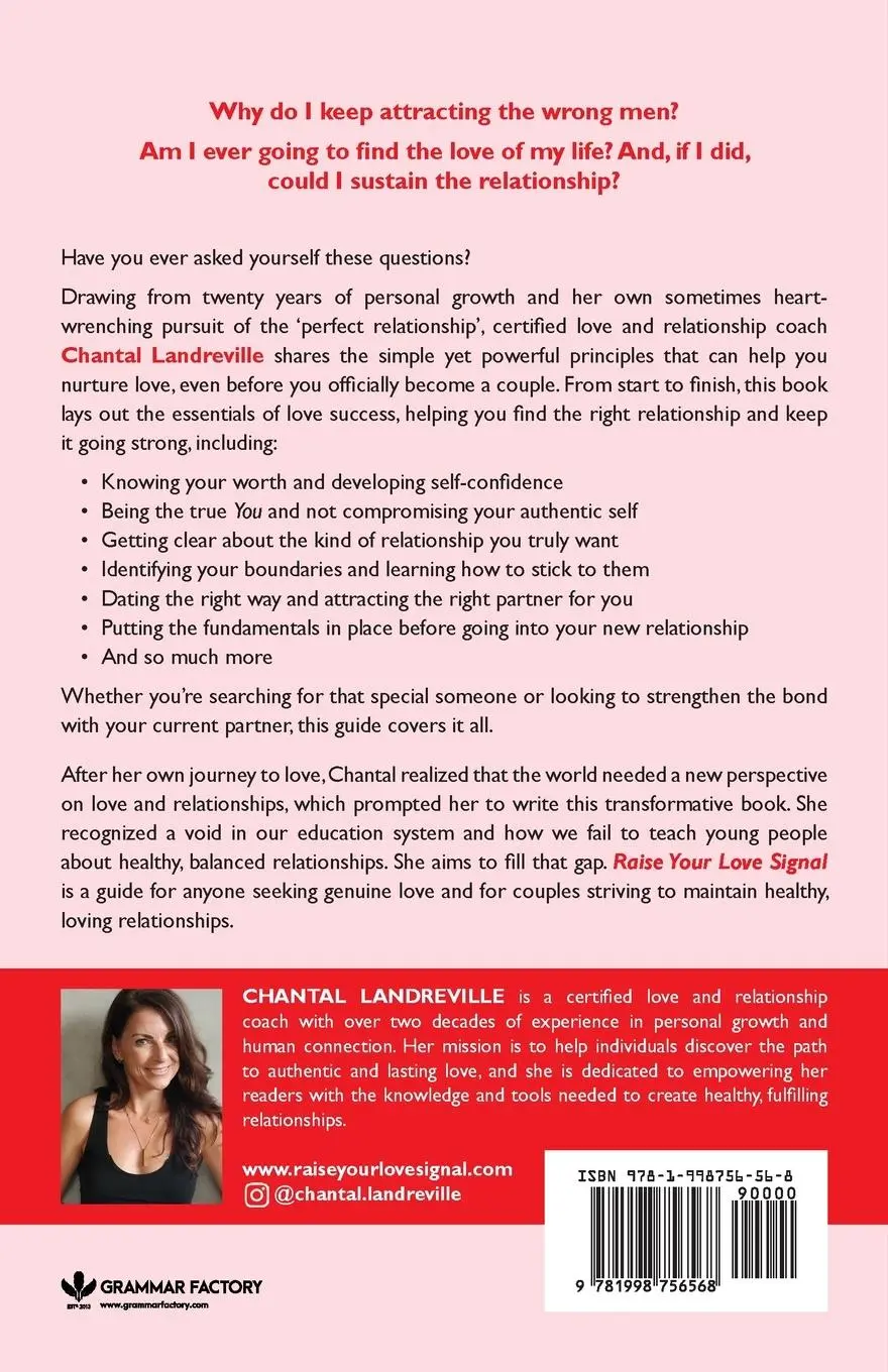 Rückseite: 9781998756568 | Raise Your Love Signal | Chantal Landreville | Taschenbuch | Englisch