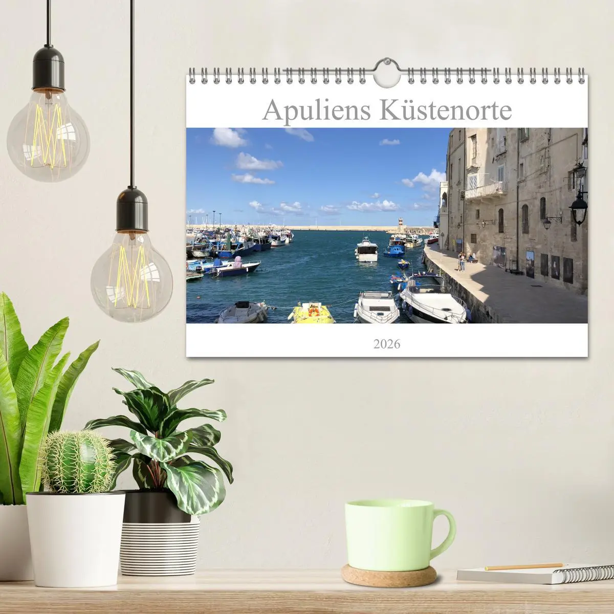 Bild: 9783457606568 | Apuliens Küstenorte (Wandkalender 2026 DIN A4 quer), CALVENDO...