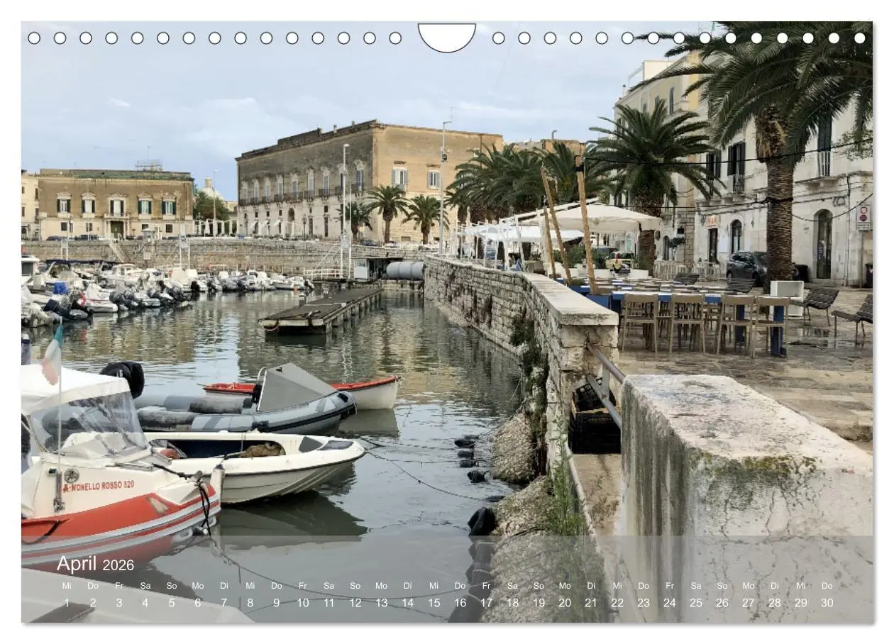 Bild: 9783457606568 | Apuliens Küstenorte (Wandkalender 2026 DIN A4 quer), CALVENDO...