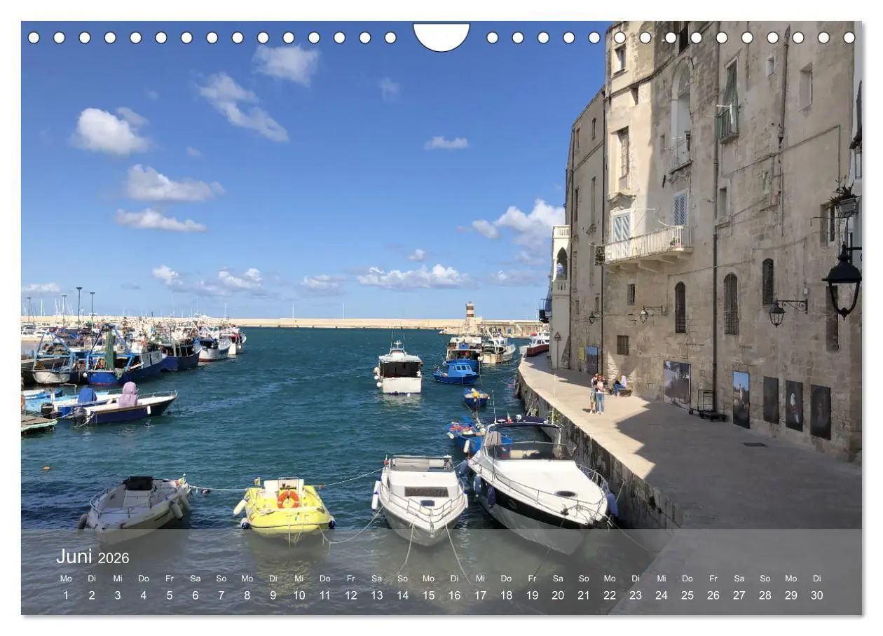 Bild: 9783457606568 | Apuliens Küstenorte (Wandkalender 2026 DIN A4 quer), CALVENDO...