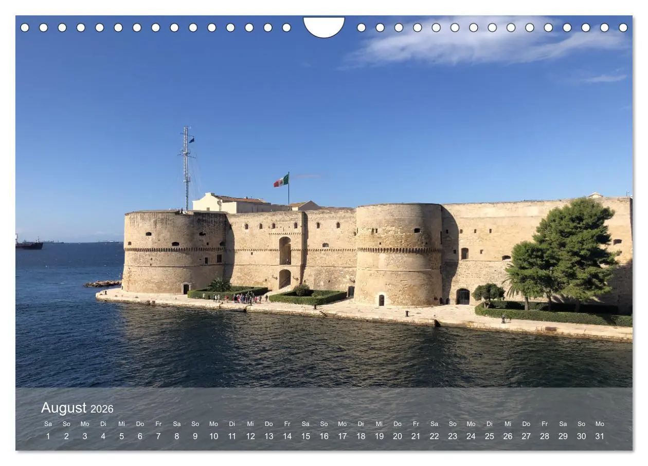 Bild: 9783457606568 | Apuliens Küstenorte (Wandkalender 2026 DIN A4 quer), CALVENDO...