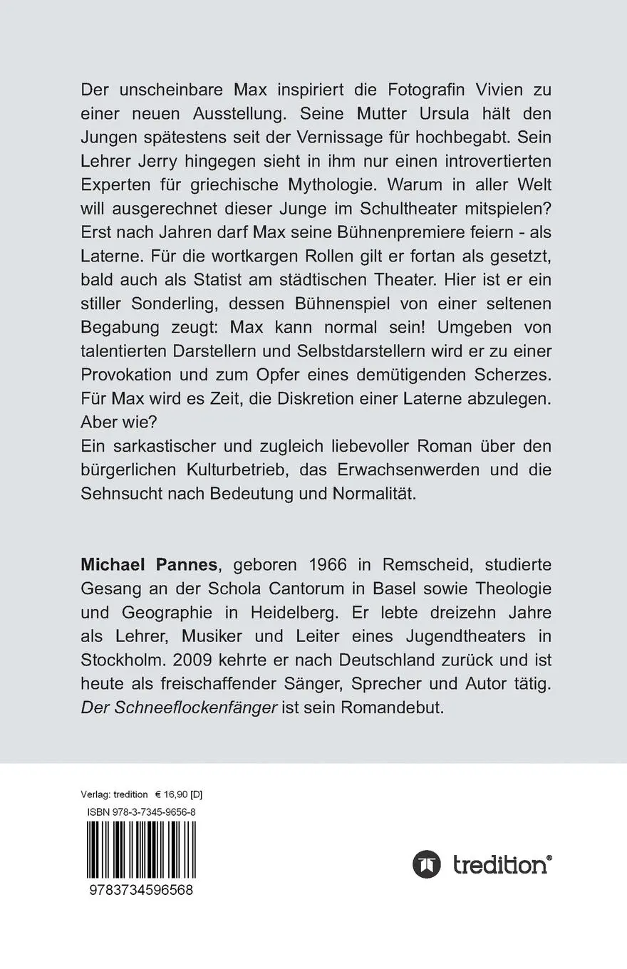 Rückseite: 9783734596568 | Der Schneeflockenfänger | Michael Pannes | Taschenbuch | 416 S. | 2017