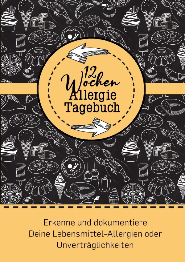Cover: 9783753166568 | 12 Wochen Allergie Tagebuch -Symptom Tagebuch Ernährungstagebuch
