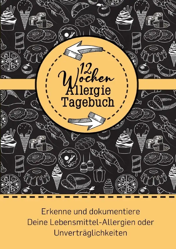 Cover: 9783753166568 | 12 Wochen Allergie Tagebuch -Symptom Tagebuch Ernährungstagebuch