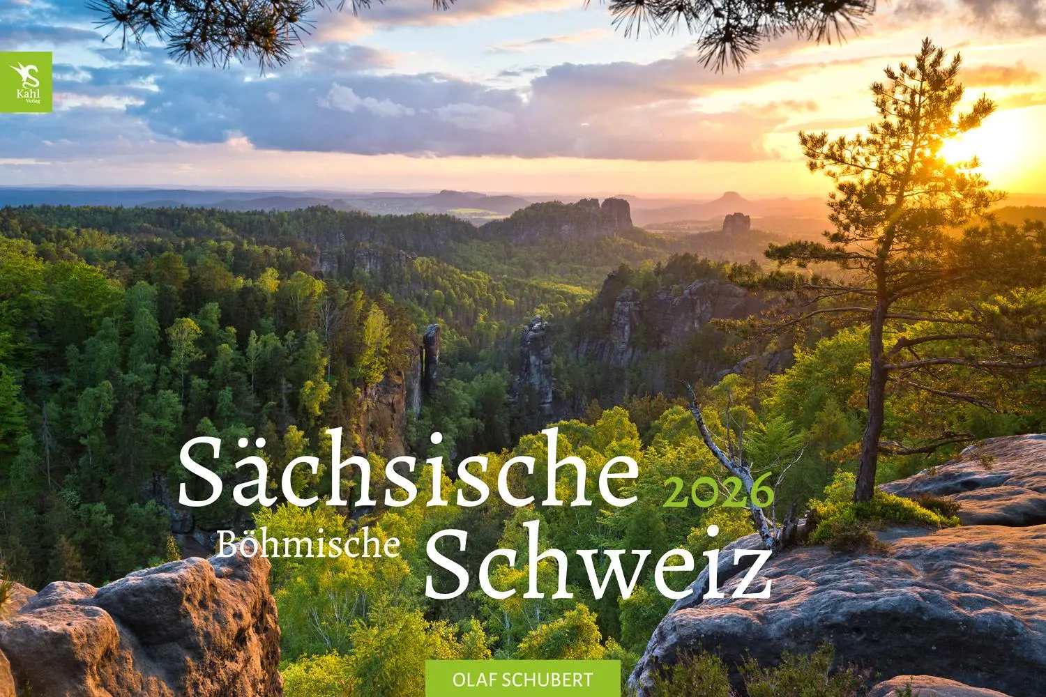 Cover: 9783938916568 | Kalender Sächsische &amp; Böhmische Schweiz 2026 | Wandkalender 45 x 30 cm