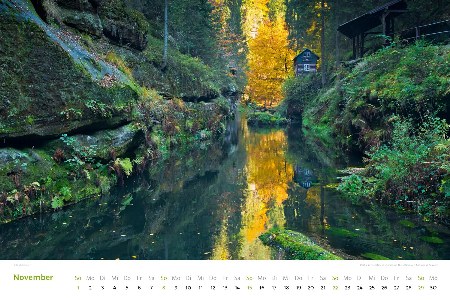 Bild: 9783938916568 | Kalender Sächsische &amp; Böhmische Schweiz 2026 | Wandkalender 45 x 30 cm