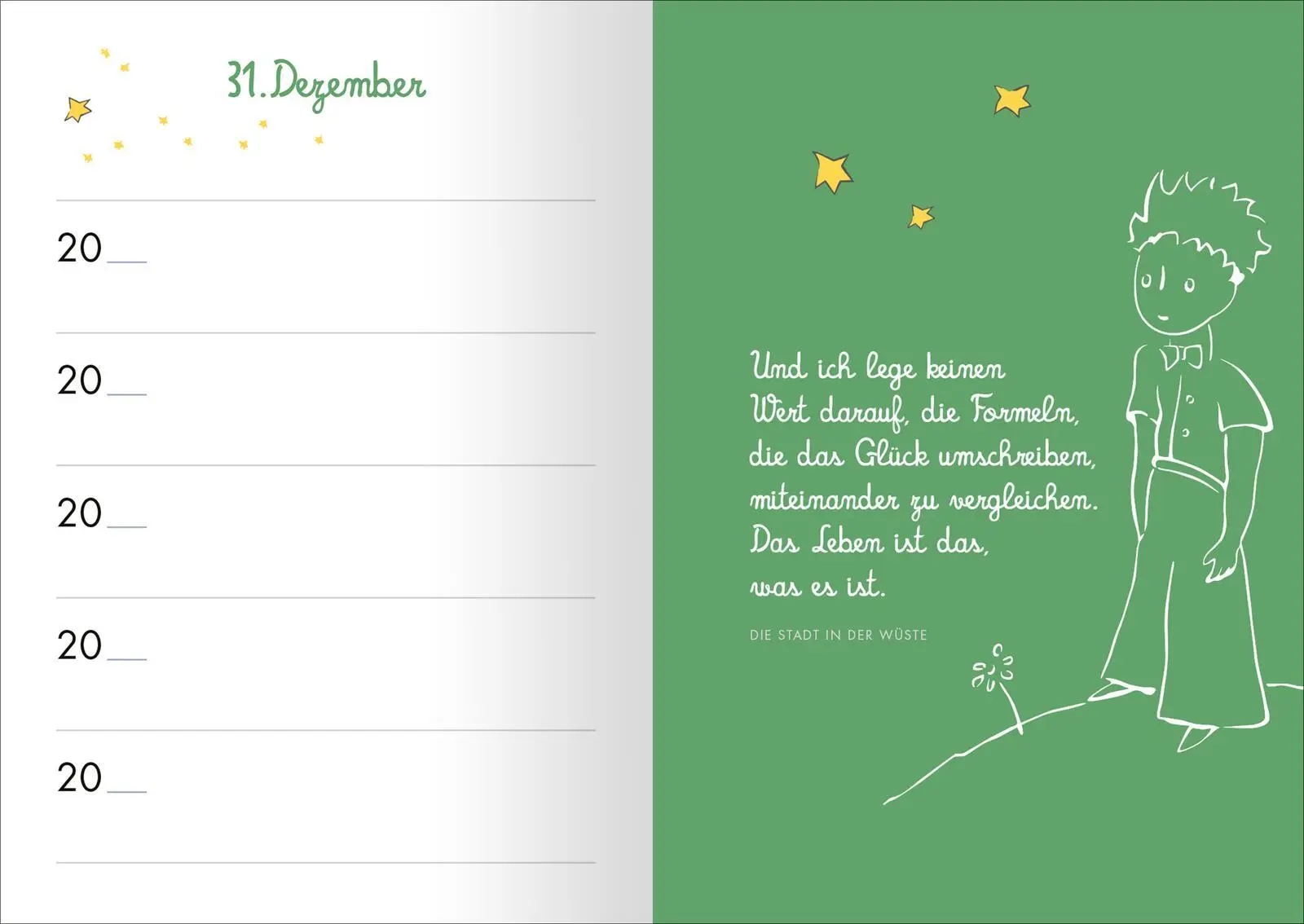 Bild: 4014489136668 | Der Kleine Prinz 5 Jahresbuch | Antoine de Saint-Exupéry | Buch | 2025