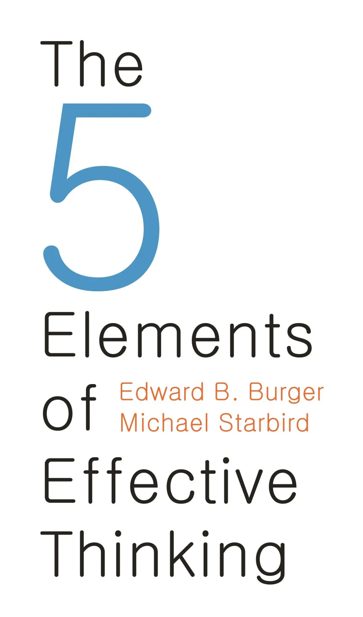 Cover: 9780691156668 | 5 Elements of Effective Thinking | Edward B. Burger (u. a.) | Buch