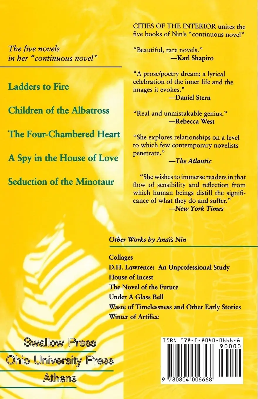 Rückseite: 9780804006668 | Cities of the Interior | Anaïs Nin | Taschenbuch | Englisch | 1996