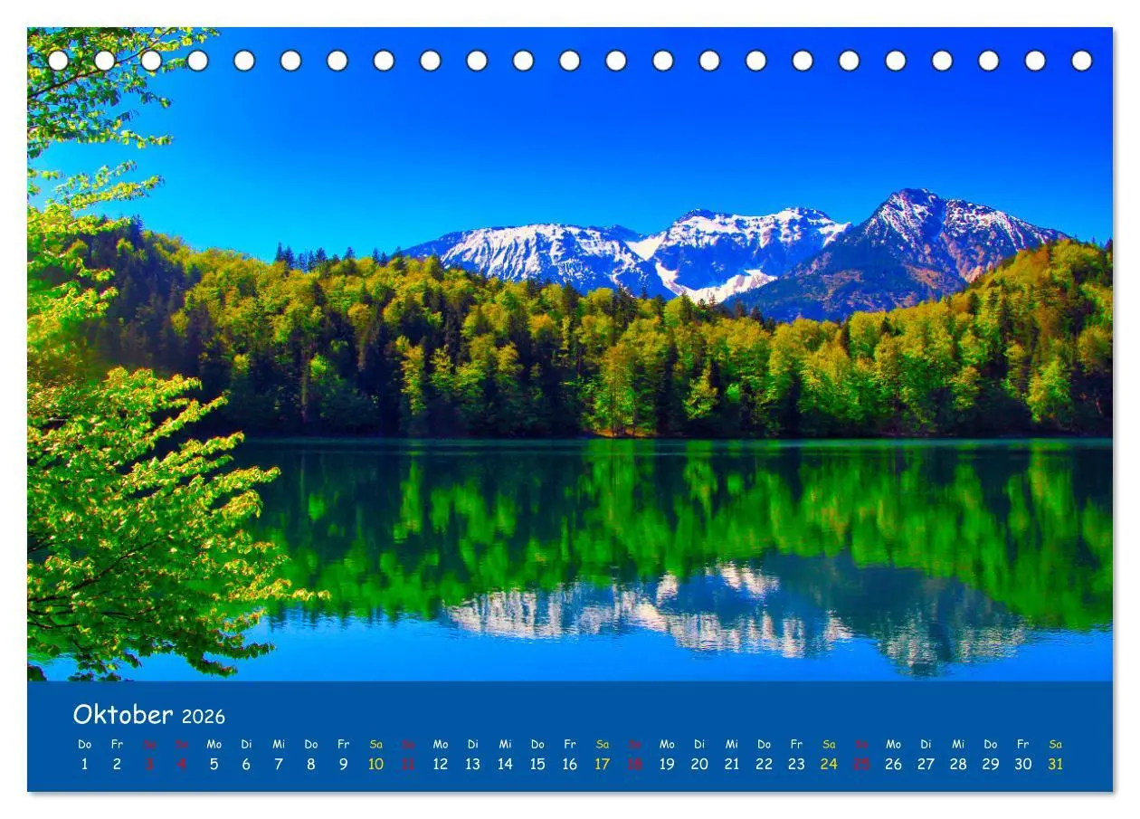 Bild: 9783457456668 | Allgäu Liebe (Tischkalender 2026 DIN A5 quer), CALVENDO Monatskalender