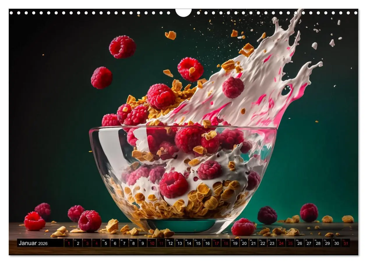 Bild: 9783457526668 | Müsli Frühstück (Wandkalender 2026 DIN A3 quer), CALVENDO...