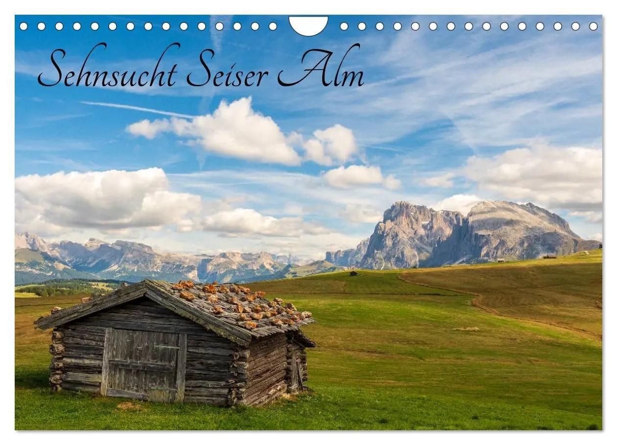 Cover: 9783457696668 | Sehnsucht Seiser Alm (Wandkalender 2026 DIN A4 quer), CALVENDO...