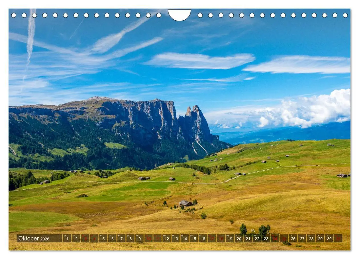 Bild: 9783457696668 | Sehnsucht Seiser Alm (Wandkalender 2026 DIN A4 quer), CALVENDO...
