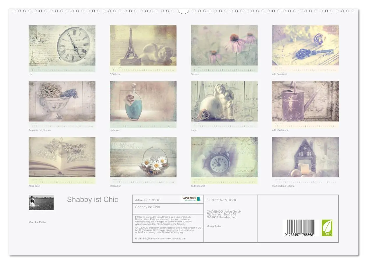 Bild: 9783457766668 | Shabby ist Chic (hochwertiger Premium Wandkalender 2026 DIN A2...