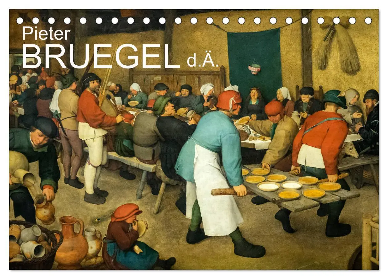 Cover: 9783516236668 | Pieter Bruegel d.Ä. (Tischkalender 2026 DIN A5 quer), CALVENDO...