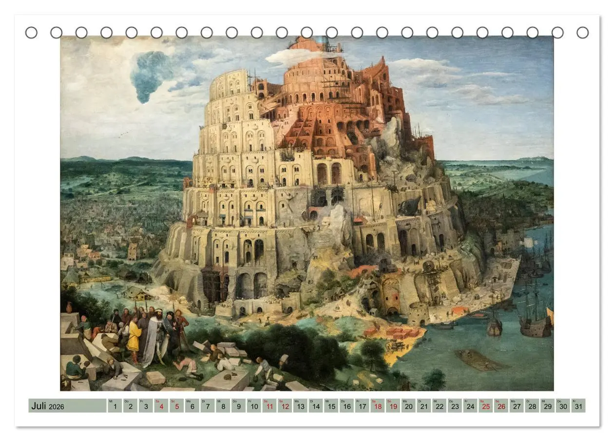 Bild: 9783516236668 | Pieter Bruegel d.Ä. (Tischkalender 2026 DIN A5 quer), CALVENDO...