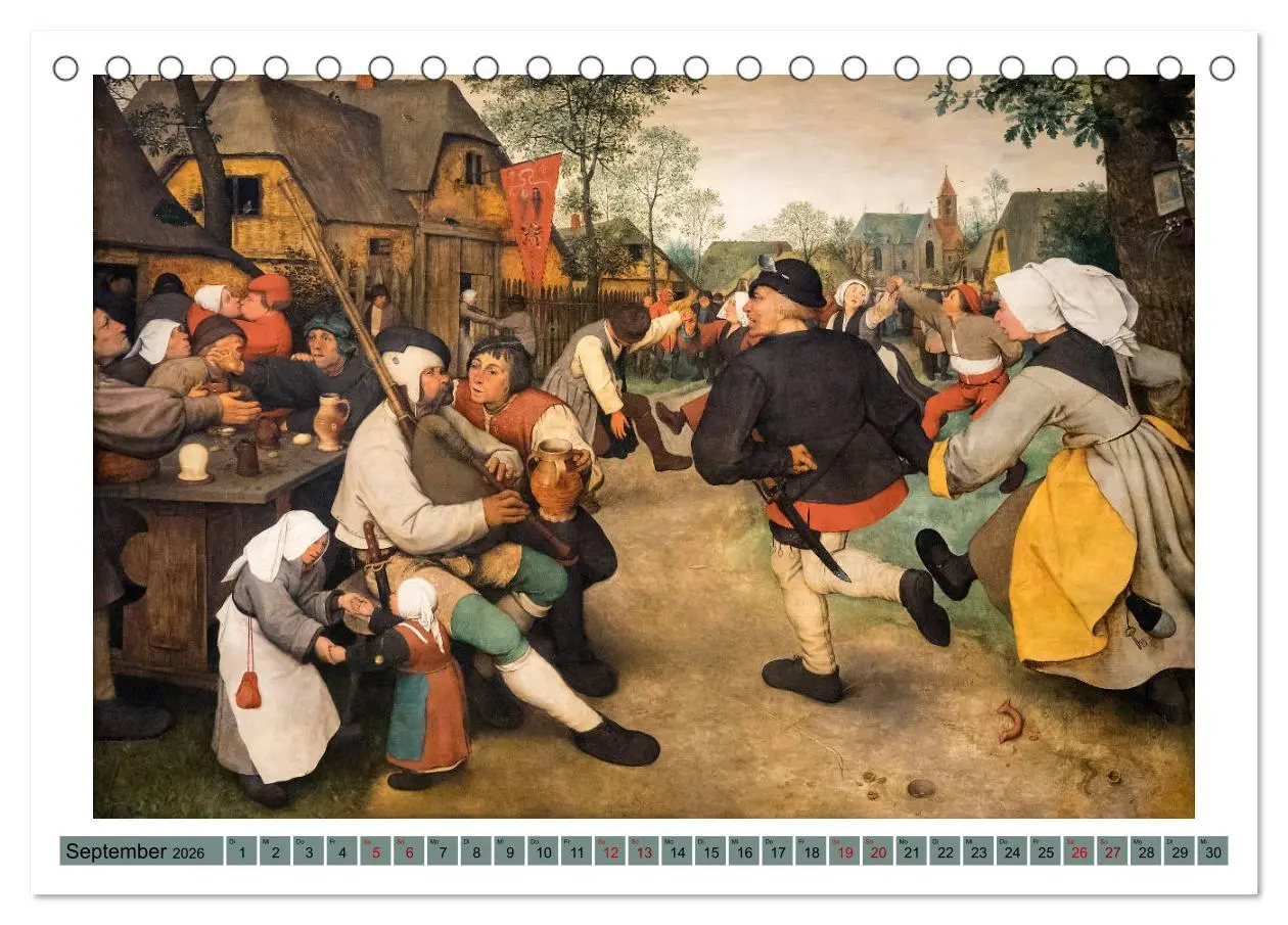 Bild: 9783516236668 | Pieter Bruegel d.Ä. (Tischkalender 2026 DIN A5 quer), CALVENDO...