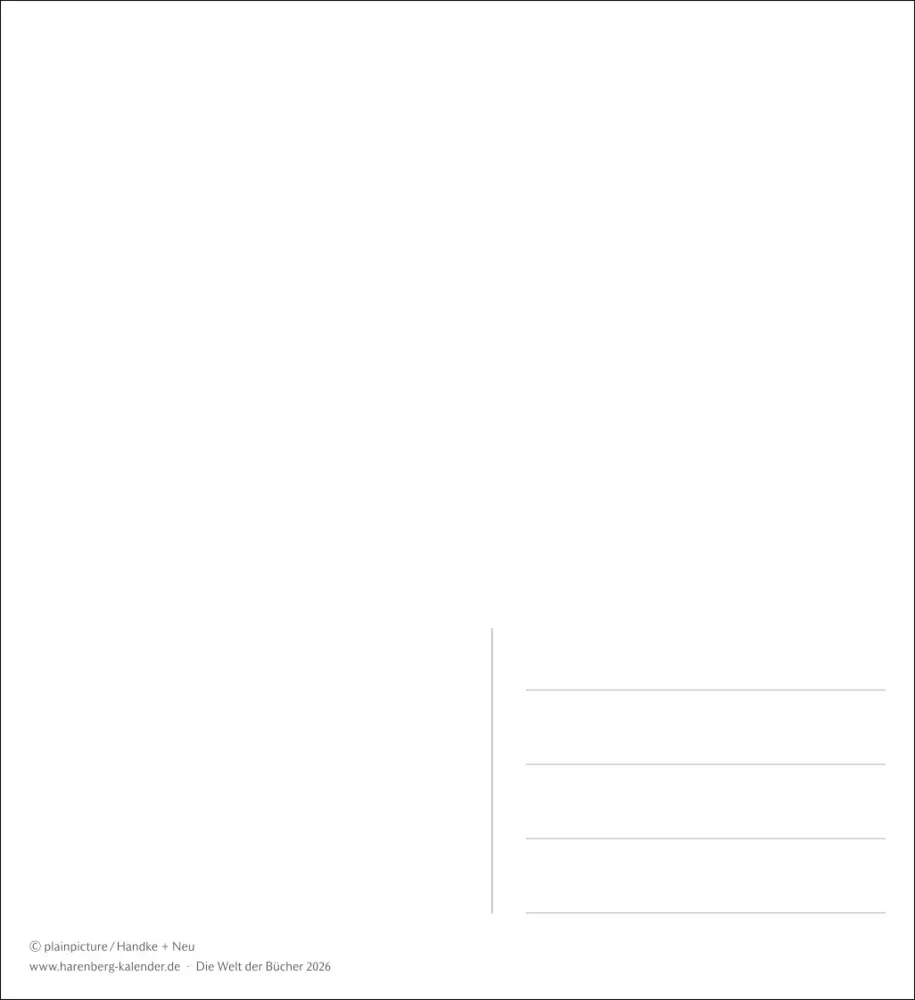 Bild: 9783840036668 | Die Welt der Bücher Postkartenkalender 2026 - Wochenkalender mit 53...