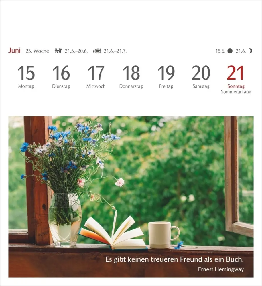 Bild: 9783840036668 | Die Welt der Bücher Postkartenkalender 2026 - Wochenkalender mit 53...