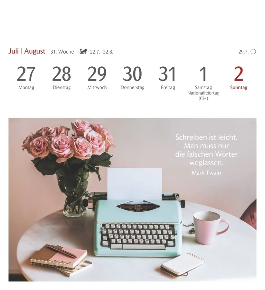 Bild: 9783840036668 | Die Welt der Bücher Postkartenkalender 2026 - Wochenkalender mit 53...