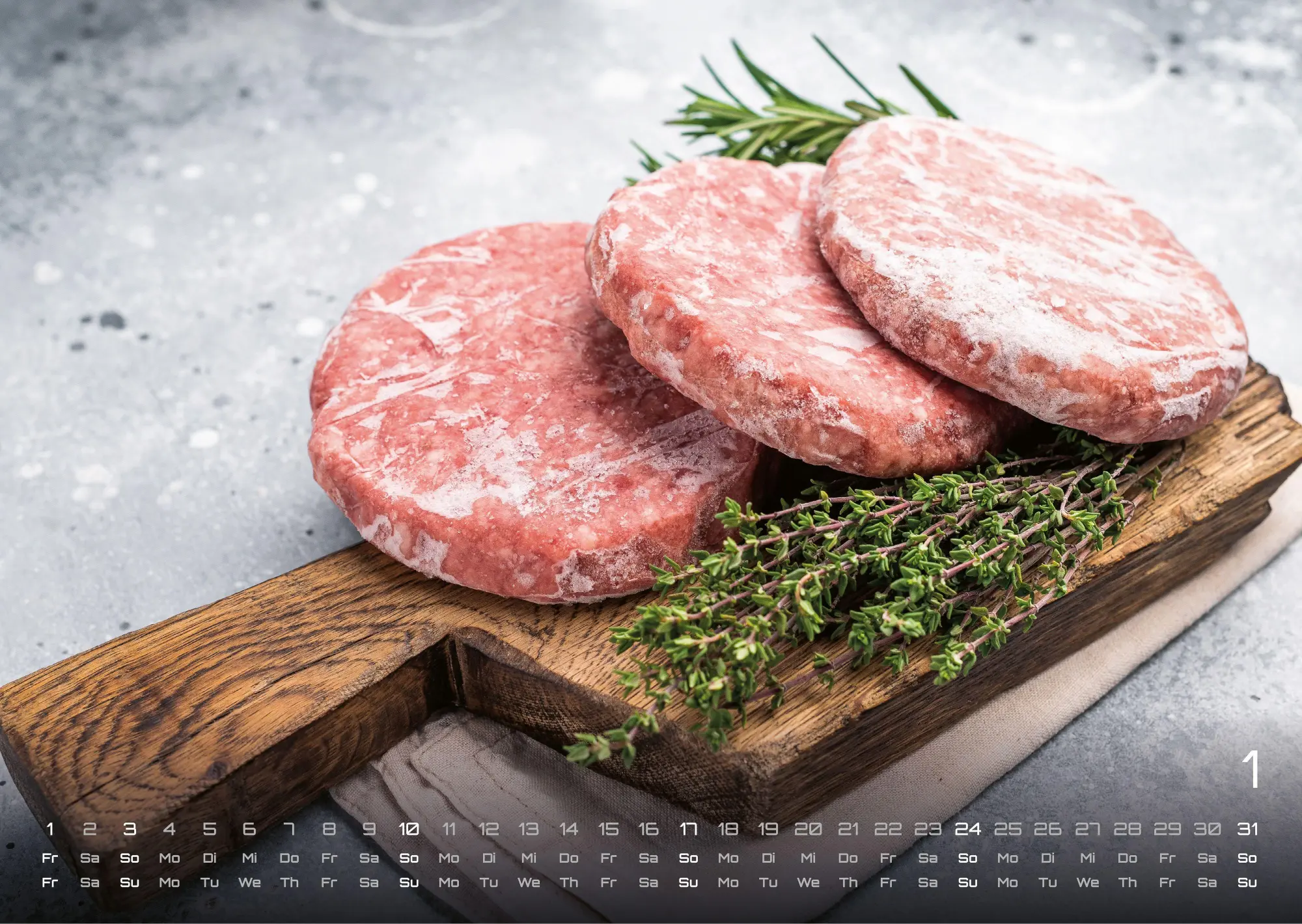 Bild: 9783986736668 | Mettkalender - Alles wird aus Hack gemacht - 2027 - Kalender DIN A3