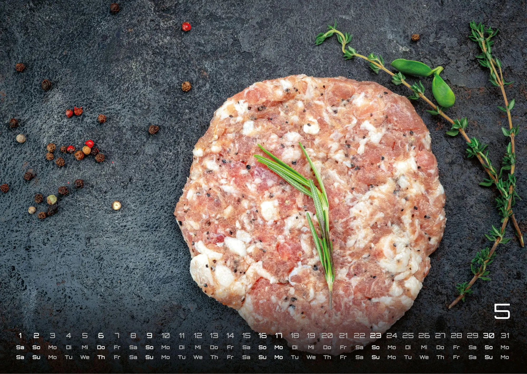 Bild: 9783986736668 | Mettkalender - Alles wird aus Hack gemacht - 2027 - Kalender DIN A3