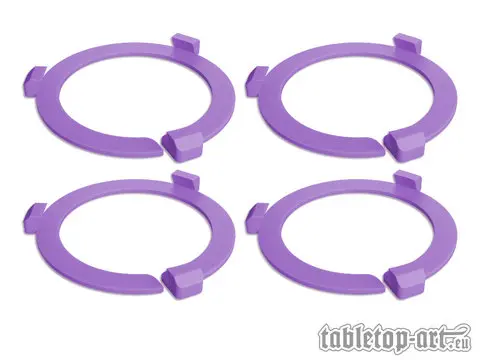 Cover: 704270726768 | Squad Marker - 50mm Purple (4) | Tabletop-Art | EAN 704270726768
