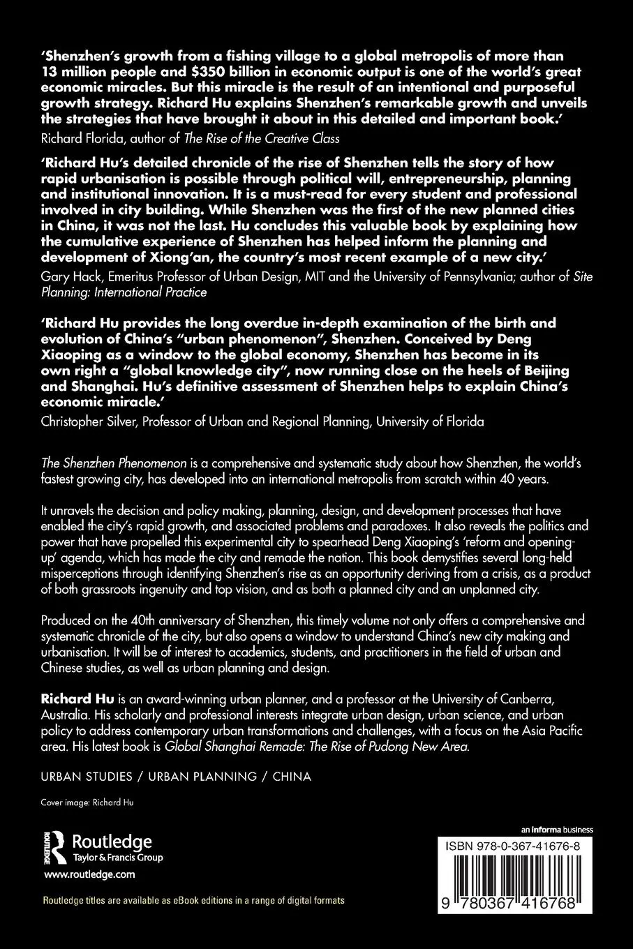 Rückseite: 9780367416768 | The Shenzhen Phenomenon | Richard Hu | Taschenbuch | Englisch | 2020