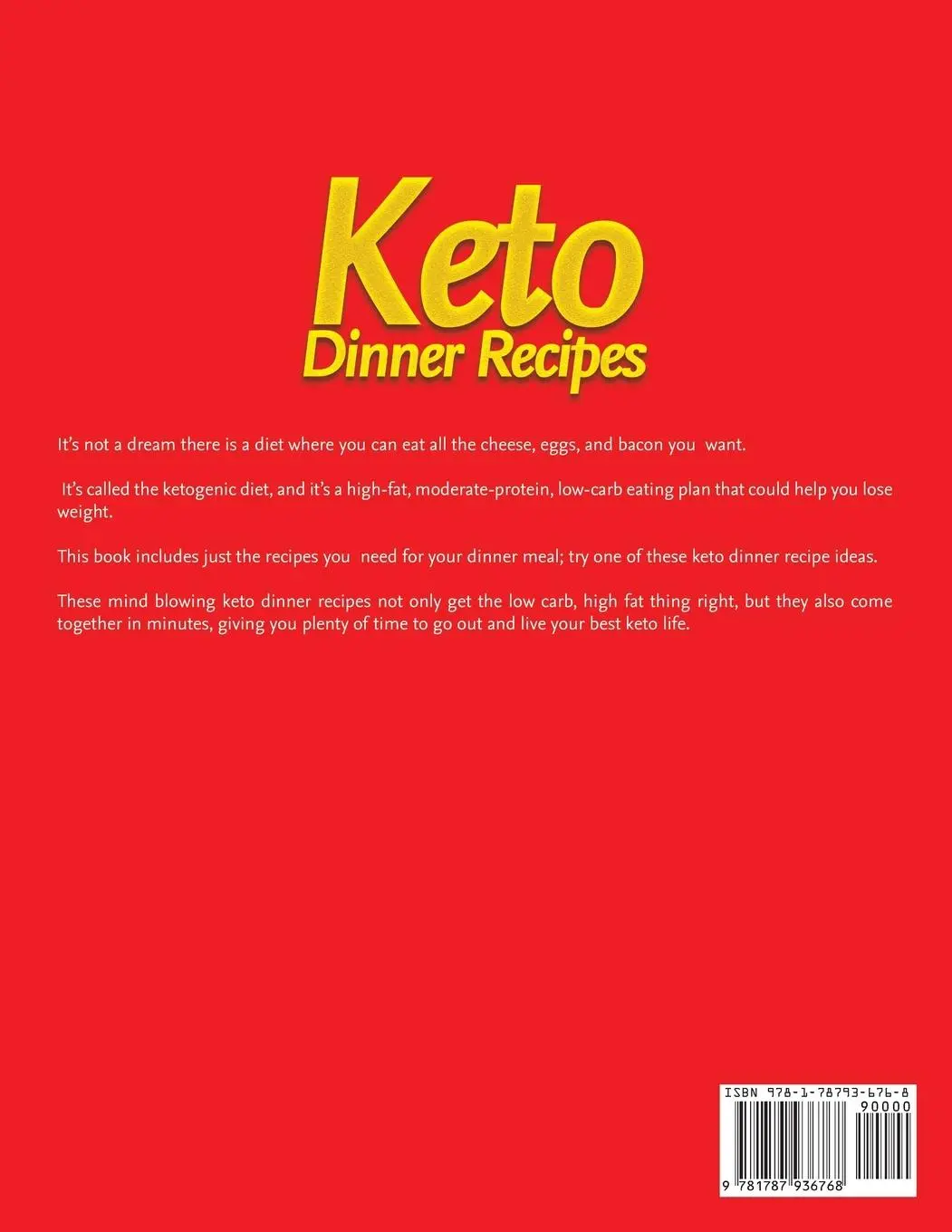 Rückseite: 9781787936768 | Keto Dinner Recipes | Victor Wise | Taschenbuch | Englisch | 2025