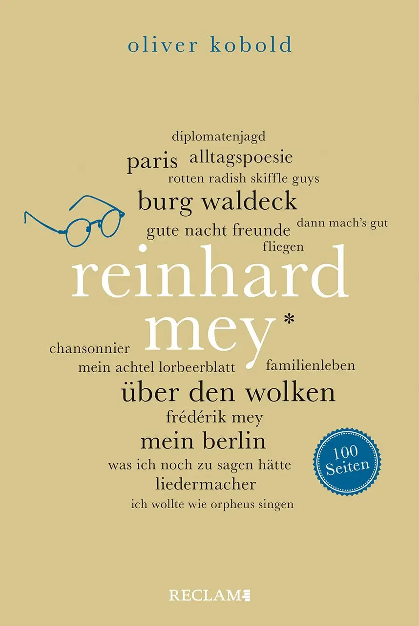 Cover: 9783150206768 | Reinhard Mey. 100 Seiten | Oliver Kobold | Taschenbuch | Broschiert
